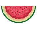 fresh watermelon tropical fruit portion Royalty Free Stock Photo