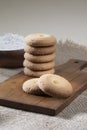 A Fresh wheat Baked Crispy Cookies Royalty Free Stock Photo