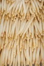 Fresh white asparagus decorated at the weekly market Royalty Free Stock Photo