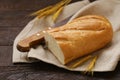 Fresh white loaf of bread Royalty Free Stock Photo