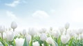 fresh white spring background