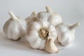 Fresh Whole Garlic Bulbs and Cloves