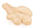 Fresh whole ginger isolated on a white background Royalty Free Stock Photo