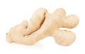 Fresh whole ginger isolated on a white background. Royalty Free Stock Photo