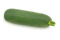 Fresh whole green vegetable marrow zucchini isolated on a white background. Royalty Free Stock Photo