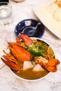 Fresh whole lobster ramen