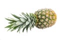 Fresh whole pineapple isolated on white background Royalty Free Stock Photo