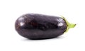 Fresh whole purple Italian eggplant