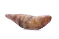 Fresh Yacon roots on white background Royalty Free Stock Photo