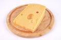 Fresh yelllow cheese Royalty Free Stock Photo