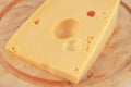 Fresh yelllow cheese Royalty Free Stock Photo