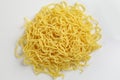 Fresh yellow egg noodle Royalty Free Stock Photo