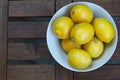 Fresh yellow lemmons