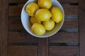 Fresh yellow lemmons