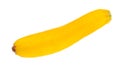 fresh yellow zucchini cutout on white Royalty Free Stock Photo