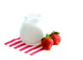 Fresh yoghurt Royalty Free Stock Photo