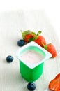 Fresh yoghurt Royalty Free Stock Photo