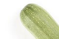 Fresh zucchini over white background Royalty Free Stock Photo