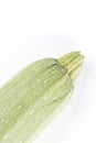 Fresh zucchini over white background Royalty Free Stock Photo