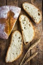 Freshbaked rustic bread