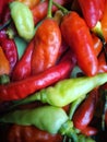 freshchili in the market Royalty Free Stock Photo