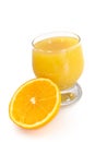 Freshening orange juice Royalty Free Stock Photo