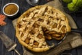 Freshly baked Apple pie Royalty Free Stock Photo