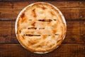 Freshly baked apple pie Royalty Free Stock Photo