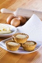 Freshly baked apple pies Royalty Free Stock Photo