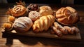 Freshly baked bakery products