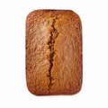 Freshly Baked Brown Bread Loaf with Crusty Texture and Steam Vent for Culinary Use Royalty Free Stock Photo