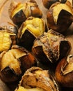 Freshly baked chestnuts Royalty Free Stock Photo