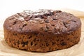 Freshly baked Christmas fruit cake Royalty Free Stock Photo