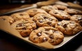 Freshly Baked Cookies Oven-Fresh Delights. Generative AI