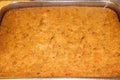Freshly Baked Cornbread Dressing Royalty Free Stock Photo