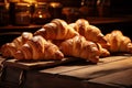 Freshly Baked Croissants - Delicious Flaky Pastries with a Crispy Texture and Fragrant Aroma