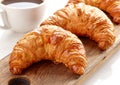 Freshly baked croissants Royalty Free Stock Photo