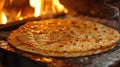 Freshly Baked Flatbreads Royalty Free Stock Photo