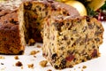 Freshly baked fruit cake Royalty Free Stock Photo