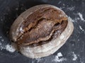 Freshly baked homemade artisan bread loaf Royalty Free Stock Photo