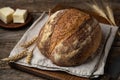 Freshly baked homemade sour dough bread