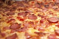 Freshly Baked and Hot Pizza Removed From an Oven Royalty Free Stock Photo