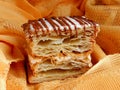 Freshly baked `milhojas` desert