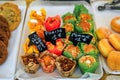 Freshly baked mini muffins at an artisanal bakery in Cours Saleya, Nice, France