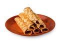 Freshly baked pancake baked Royalty Free Stock Photo