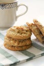 Freshly baked peanut butter cookies Royalty Free Stock Photo