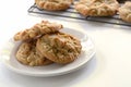 Freshly baked peanut butter cookies Royalty Free Stock Photo