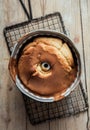 Freshly baked ring cake Royalty Free Stock Photo