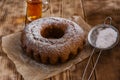 freshly baked ring cake Royalty Free Stock Photo