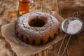 freshly baked ring cake Royalty Free Stock Photo